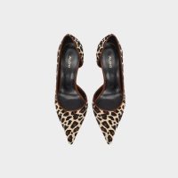 کفش پاشنه‌دار زنانه چرمی پلنگی HOKOTA-TR – ALDO