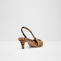 کفش پاشنه‌دار زنانه چندرنگ و پلنگی پشت باز LEANAH – ALDO