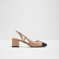 کفش پاشنه‌دار زنانه کرم پشت باز BIALLE – ALDO