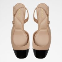 کفش پاشنه‌دار زنانه کرم پشت باز BIALLE – ALDO