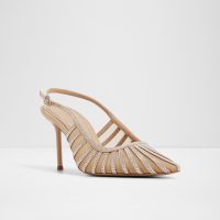 کفش پاشنه‌دار زنانه کرم پشت باز ELUSE – ALDO