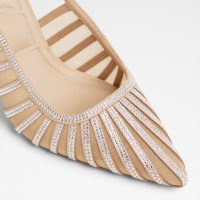 کفش پاشنه‌دار زنانه کرم پشت باز ELUSE – ALDO