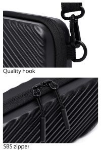 کیف دوشی جعبه‌ای کوچک مردانه مشکی D-Pack دری مد