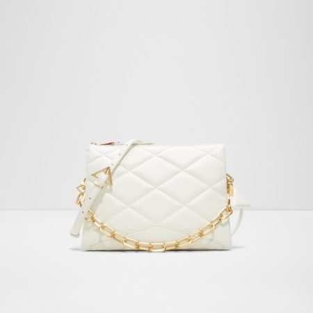 کیف دوشی زنانه سفید لحافی آلدو SOFTQUILT – ALDO