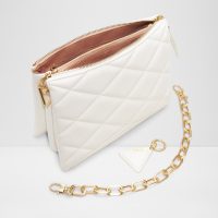 کیف دوشی زنانه سفید لحافی آلدو SOFTQUILT – ALDO