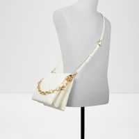 کیف دوشی زنانه سفید لحافی آلدو SOFTQUILT – ALDO