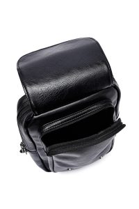 کیف دوشی مردانه مشکی دری مد