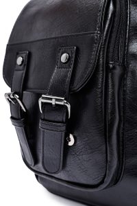 کیف دوشی مردانه مشکی دری مد