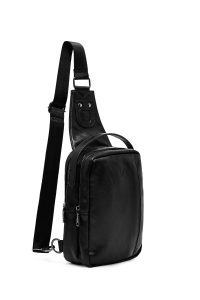 کیف دوشی کوچک مردانه مشکی دری مد