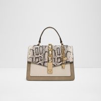 کیف زنانه بژ طرح‌دار AOILLE – ALDO