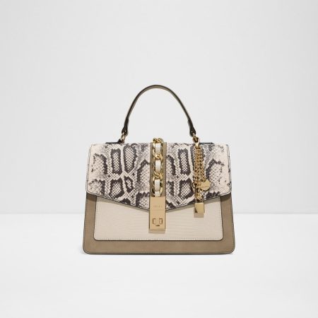 کیف زنانه بژ طرح‌دار AOILLE – ALDO