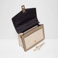 کیف زنانه بژ طرح‌دار AOILLE – ALDO
