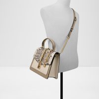 کیف زنانه بژ طرح‌دار AOILLE – ALDO
