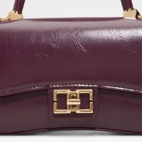 کیف زنانه زرشکی طرح‌دار CATRINE – ALDO