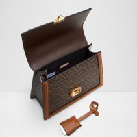 کیف زنانه قهوه‌ای دسته بالا MARTISSA – ALDO
