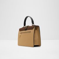 کیف زنانه قهوه‌ای دستی بنددار CAIILLAA – ALDO