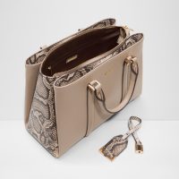 کیف زنانه قهوه‌ای دوشی و دستی HARMONIE – ALDO