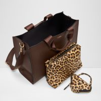کیف زنانه قهوه‌ای دوشی و دستی MTL72BAG – ALDO