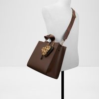کیف زنانه قهوه‌ای دوشی و دستی MTL72BAG – ALDO