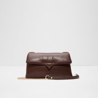 کیف زنانه قهوه‌ای دوشی LARGESOFTPUFF – ALDO