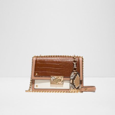 کیف زنانه قهوه‌ای کراس‌بادی BYWORTH – ALDO