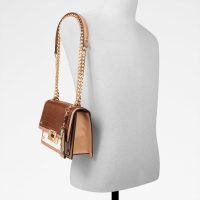 کیف زنانه قهوه‌ای کراس‌بادی BYWORTH – ALDO