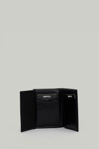 کیف پول مردانه چرمی مشکی دری مد