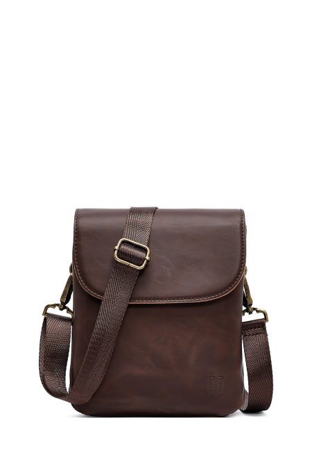 کیف کراس بادی مردانه قهوه‌ای دری مد