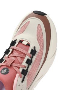 ACBC x DERIMOD کتونی زنونه صورتی بنددار با زیره ضخیم