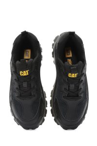 Caterpillar Erkek Siyah Intruder Essential Bağcıklı Kalın Tabanlı Deri Sneaker