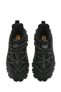 کفش مردانه کاترپیلار مشکی Intruder Max ضخیم بندی جیر چرمی