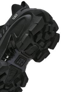 کفش مردانه کاترپیلار مشکی Intruder Max ضخیم بندی جیر چرمی