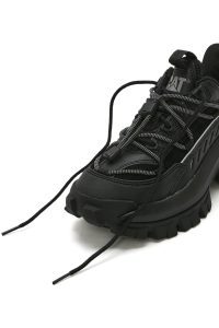 کفش مردانه کاترپیلار مشکی Intruder Max ضخیم بندی جیر چرمی