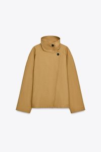 بارانی کوتاه زنانه مینیمال کالکشن ZW زارا – ZARA