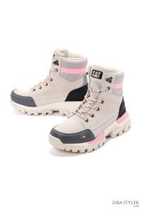 بوت اسپرت زنانه بژ چرم کاترپیلار