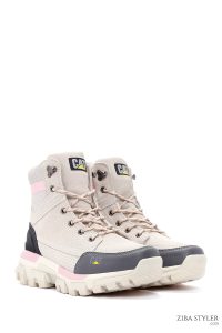 بوت اسپرت زنانه بژ چرم کاترپیلار