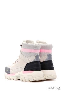 بوت اسپرت زنانه بژ چرم کاترپیلار