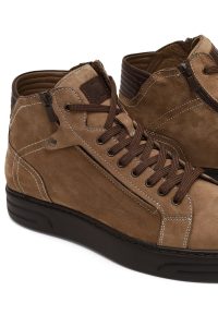 بوت اسپرت نبوک مردانه ویزون دو زیپ زیره ضخیم دری‌مد