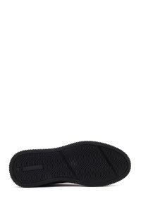 بوت اسپرت چرمی مردانه مشکی بندی زیپ‌دار دری‌مد