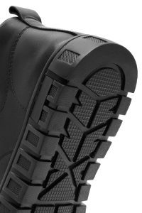 بوت اسپرت چرمی مردانه مشکی زیپ‌دار دری‌مد