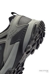 بوت اوتدور مردانه چرمی مشکی ضدآب بندی دری مد