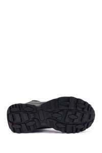 بوت اوتدور مردانه چرمی مشکی ضدآب ضخیم بندی دری مد