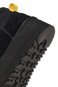 بوت تدی جیر زنانه مشکی زیره ضخیم دری‌مد