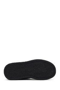 بوت تدی جیر زنانه مشکی زیپ‌دار زیره ضخیم دری‌مد