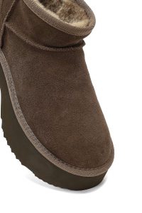 بوت تدی جیر زنانه ویزون زیره ضخیم دری‌مد