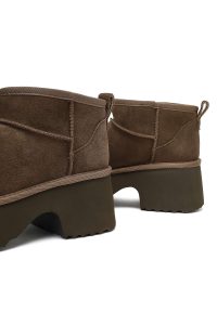 بوت تدی جیر زنانه ویزون زیره ضخیم دری‌مد