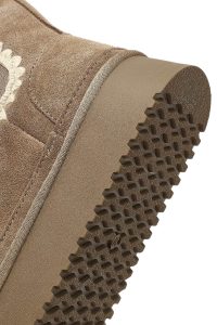 بوت تدی جیر زنانه ویزون زیره ضخیم طرح‌دار دری‌مد