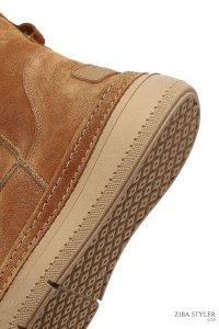 بوت تدی زنانه جیر قهوه ای دری مد