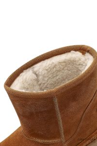 بوت تدی زنانه جیر قهوه ای دری مد