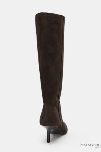 بوت زنانه جیر اسپلیت پاشنه‌دار زارا – ZARA